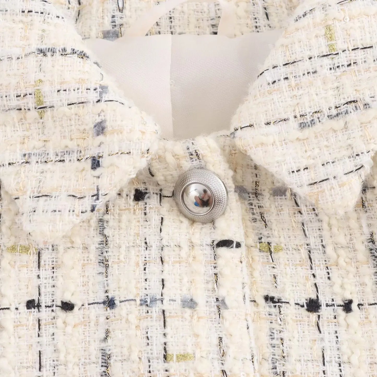 Long Sleeved Lapel Short Suit Jacket