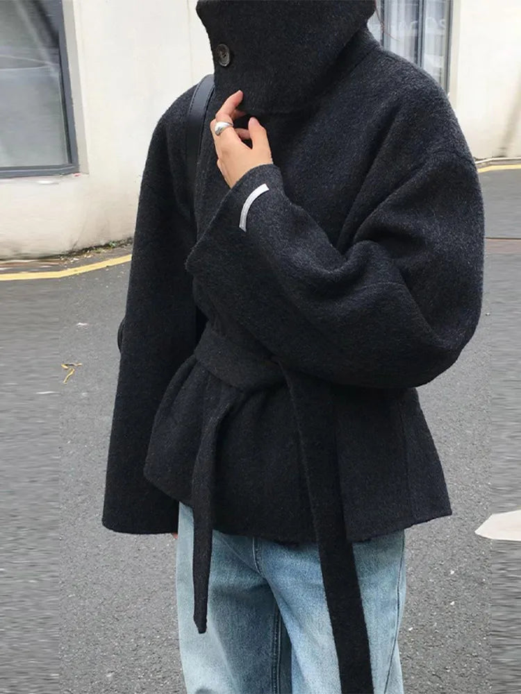 Women Faux Fur High Neck