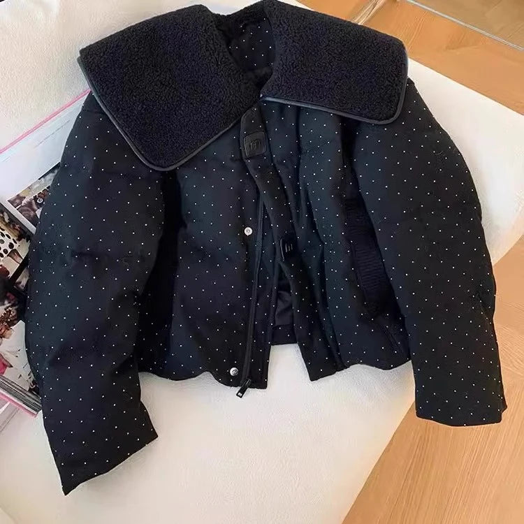 Sweet Polka Dot Cotton Jacket