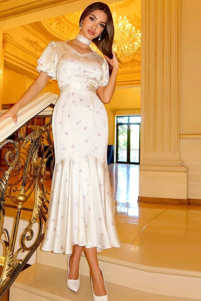 Elegant Soft Satin Evening Dresses