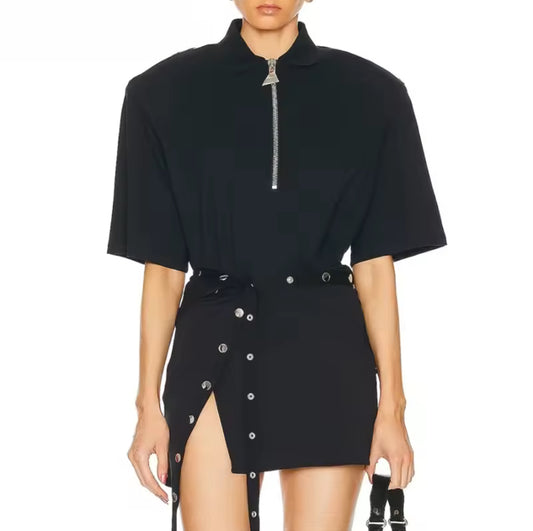 Black Two Piece Set for Women