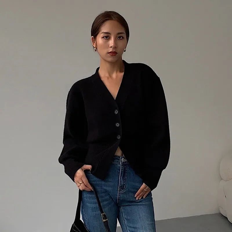 V-Neck Long Sleeve Sweater