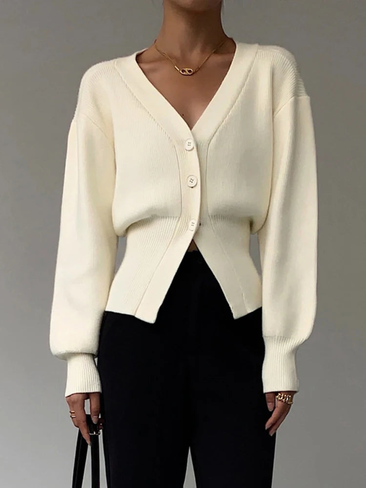 V-Neck Long Sleeve Sweater