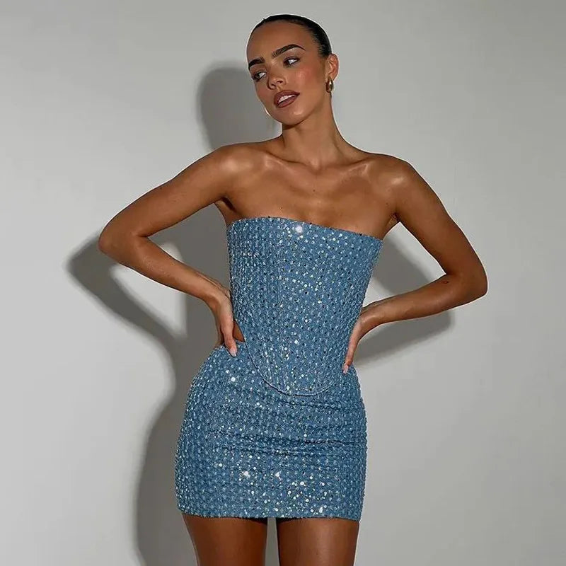 Summer Nightclub Outfits 2 Piece Sets