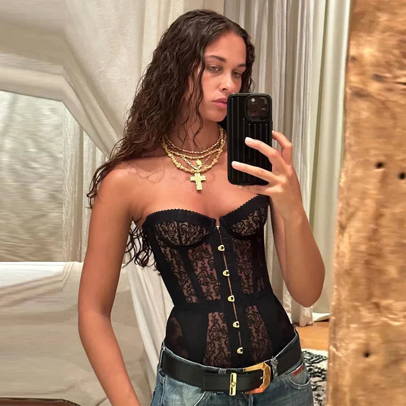 Corset Lace Top