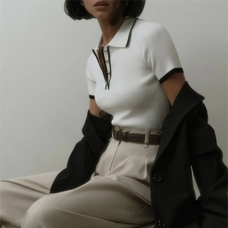 Elegant Knitted Pullover