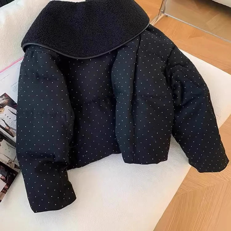 Sweet Polka Dot Cotton Jacket