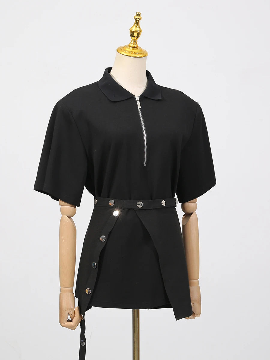 Black Two Piece Set for Women