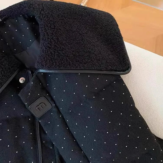 Sweet Polka Dot Cotton Jacket